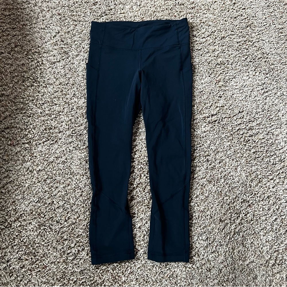Lululemon Navy Blue Speed-up Leggings
